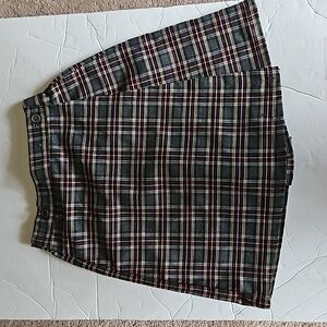 Royal Park school uniform wrap skort #43 plaid